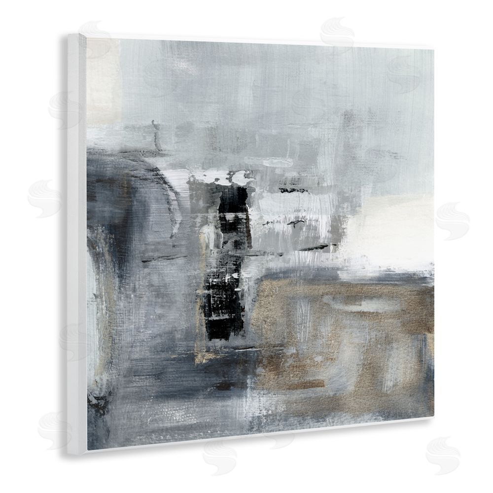 Susan Jill Still Waters Monochrome Abstraction Wall Plaque Art Print