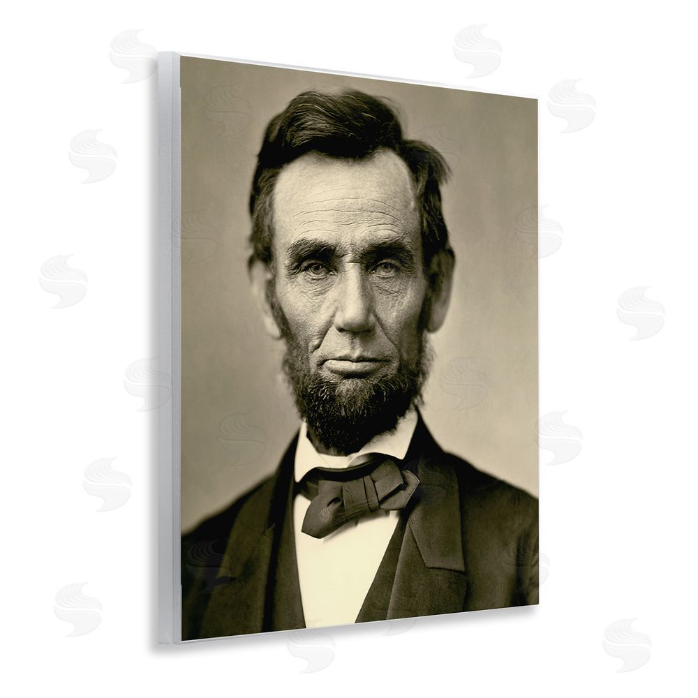 Alexander Gardner Iconic Lincoln Portrait Wall Plaque Art Print
