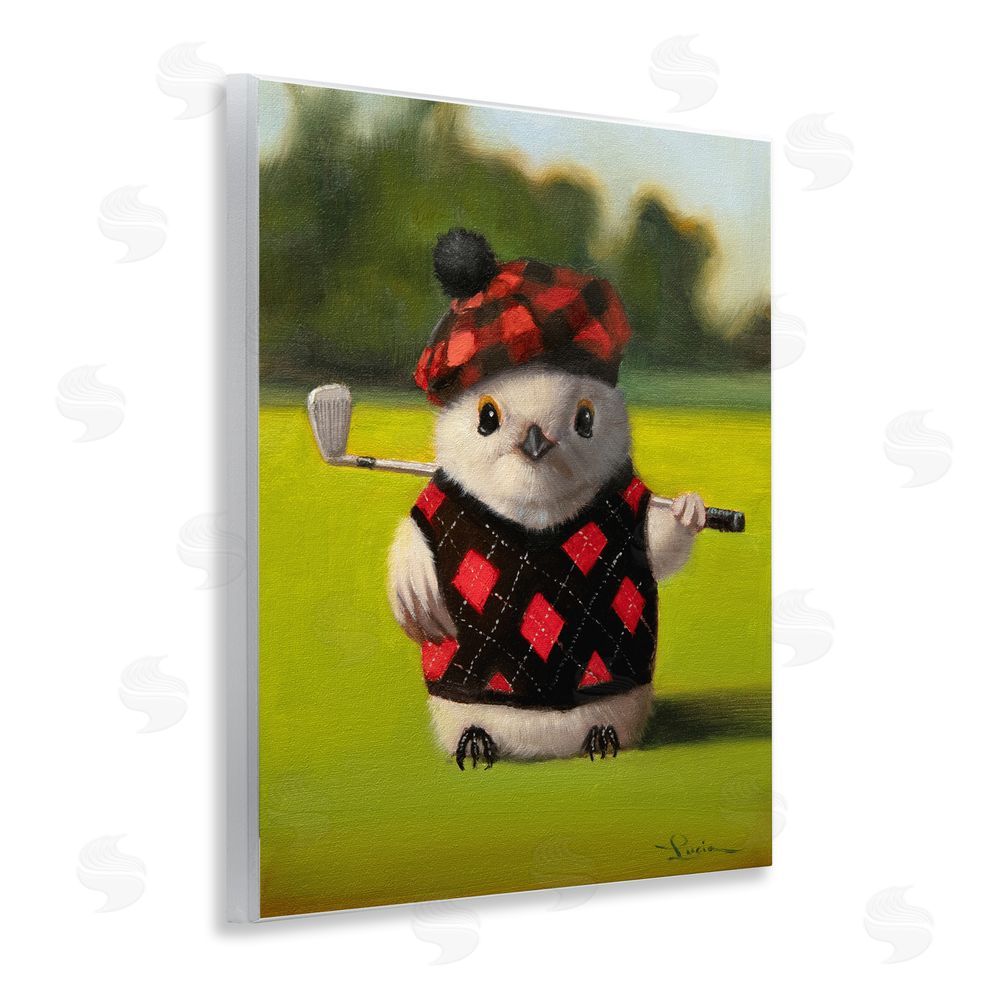 Lucia Heffernan Birdie Golf Swing Wall Plaque Art Print