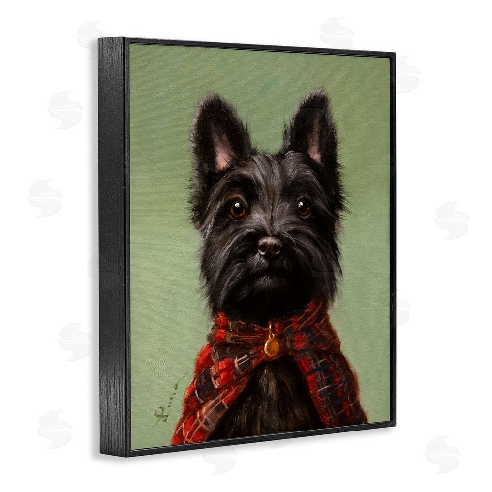 Lucia Heffernan The Scot Scottish Terrier Black Framed Giclee Wall Art Print