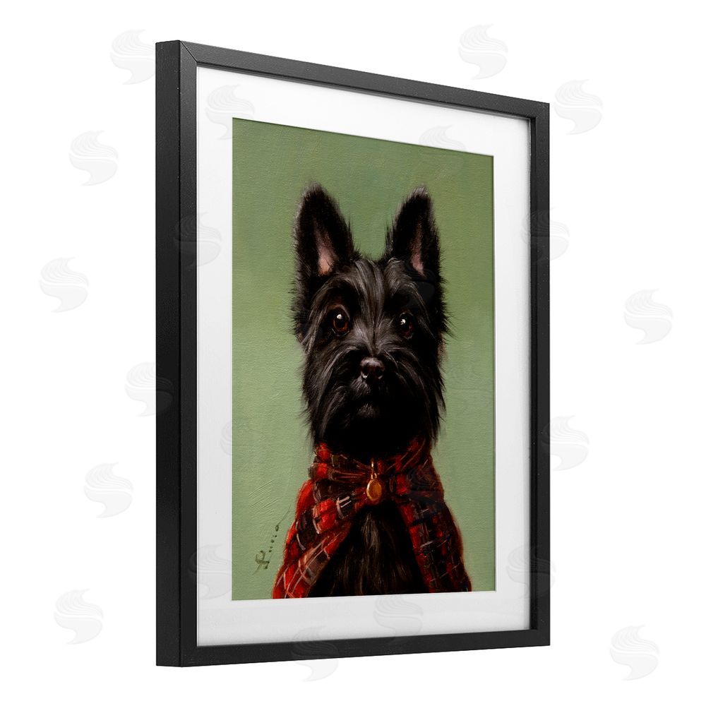 Lucia Heffernan The Scot Scottish Terrier Black Framed Print Under Glass Wall Art