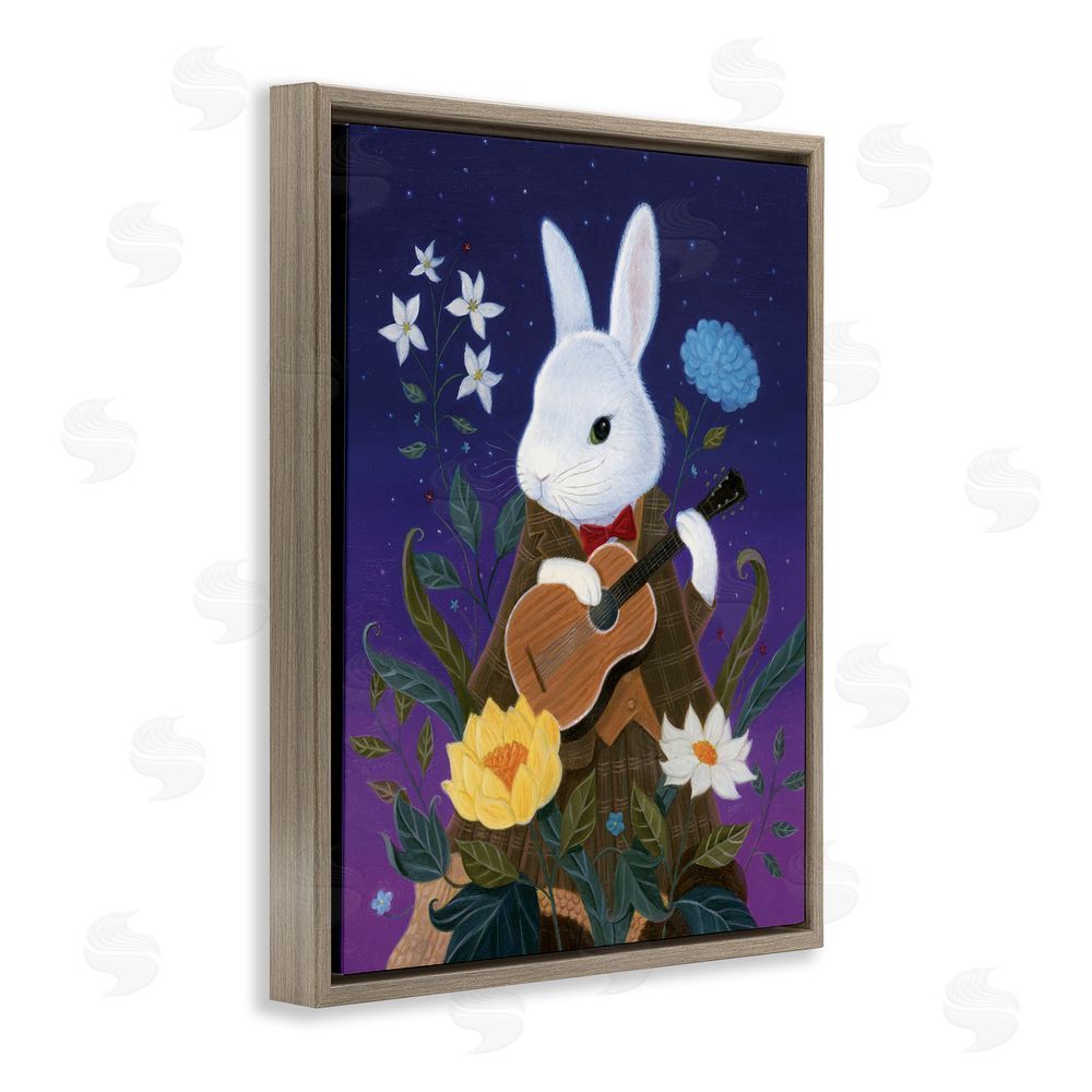 Gina Matarazzo Maria Von Carrot Brown Floating Frame Canvas Wall Art Print