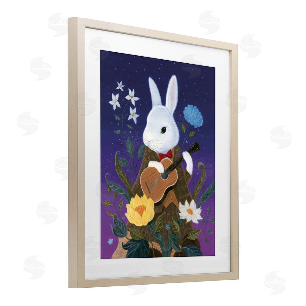 Gina Matarazzo Maria Von Carrot Birch Framed Print Under Glass Wall Art
