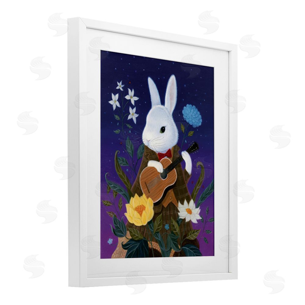 Gina Matarazzo Maria Von Carrot White Framed Print Under Glass Wall Art