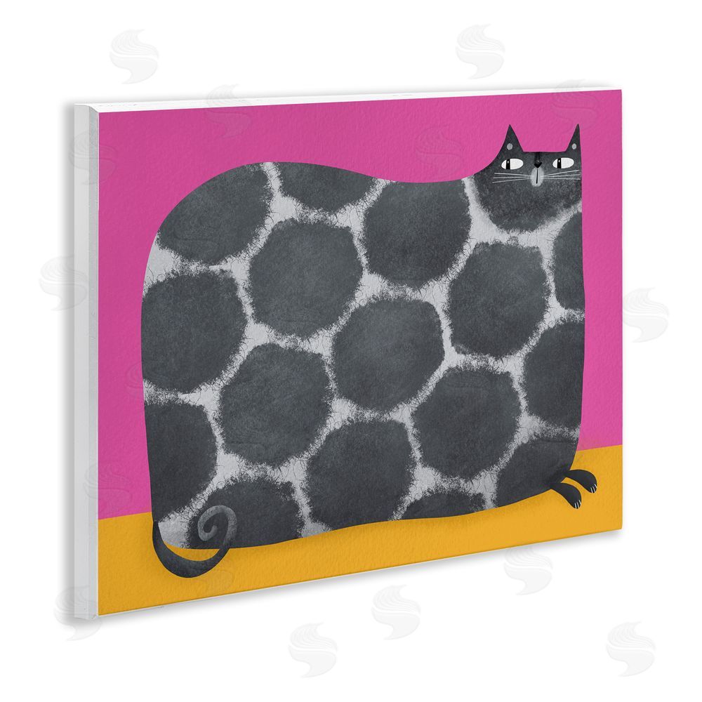 Gabriela Avila Big Spots on Cat Wall Plaque Art Print
