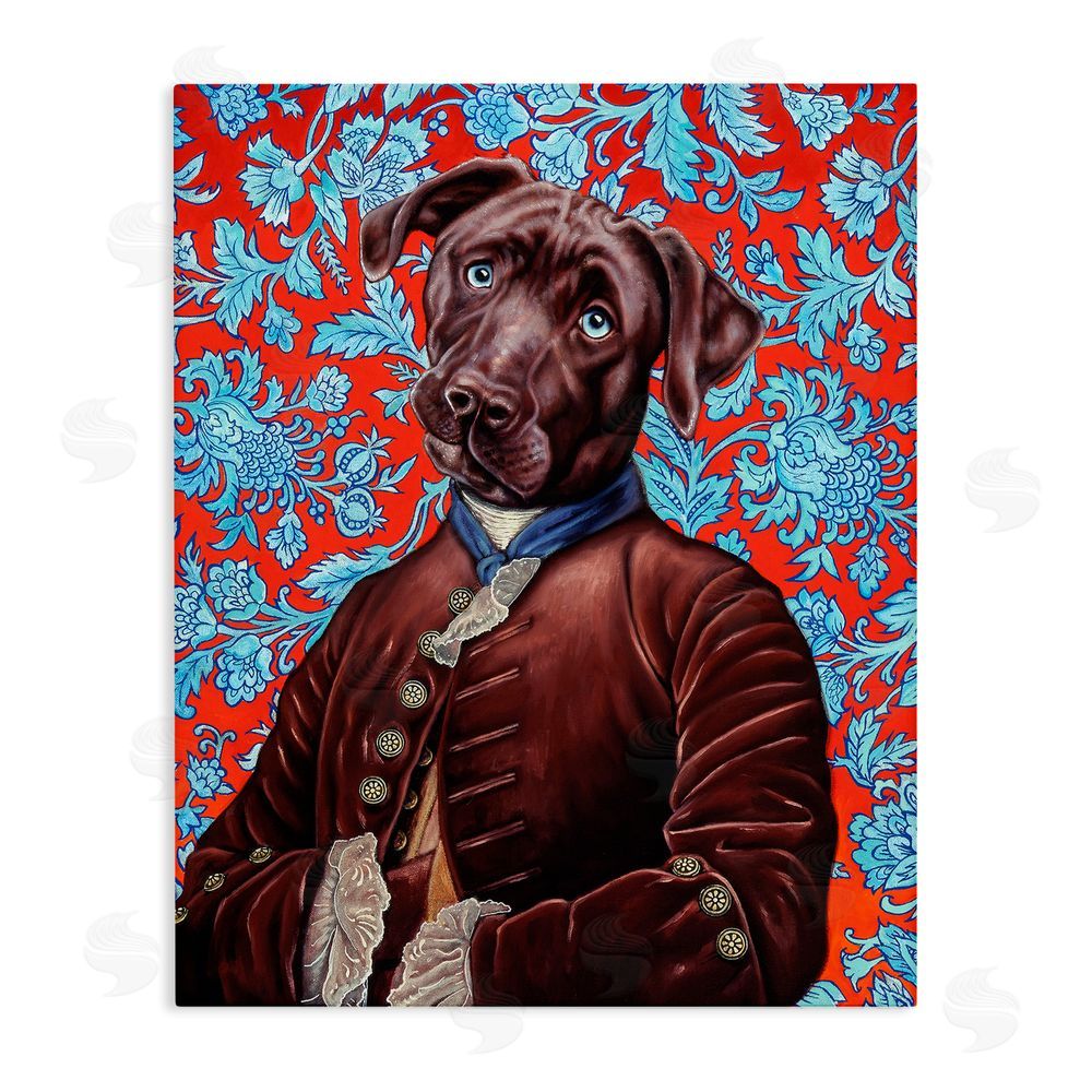 Jane R. Talton Charming Labrador Composition Stretched Canvas Wall Art