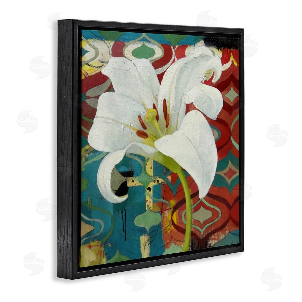 Pierre-Auguste Renoir In The Spotlight Lily Black Floating Frame Canvas Wall Art Print