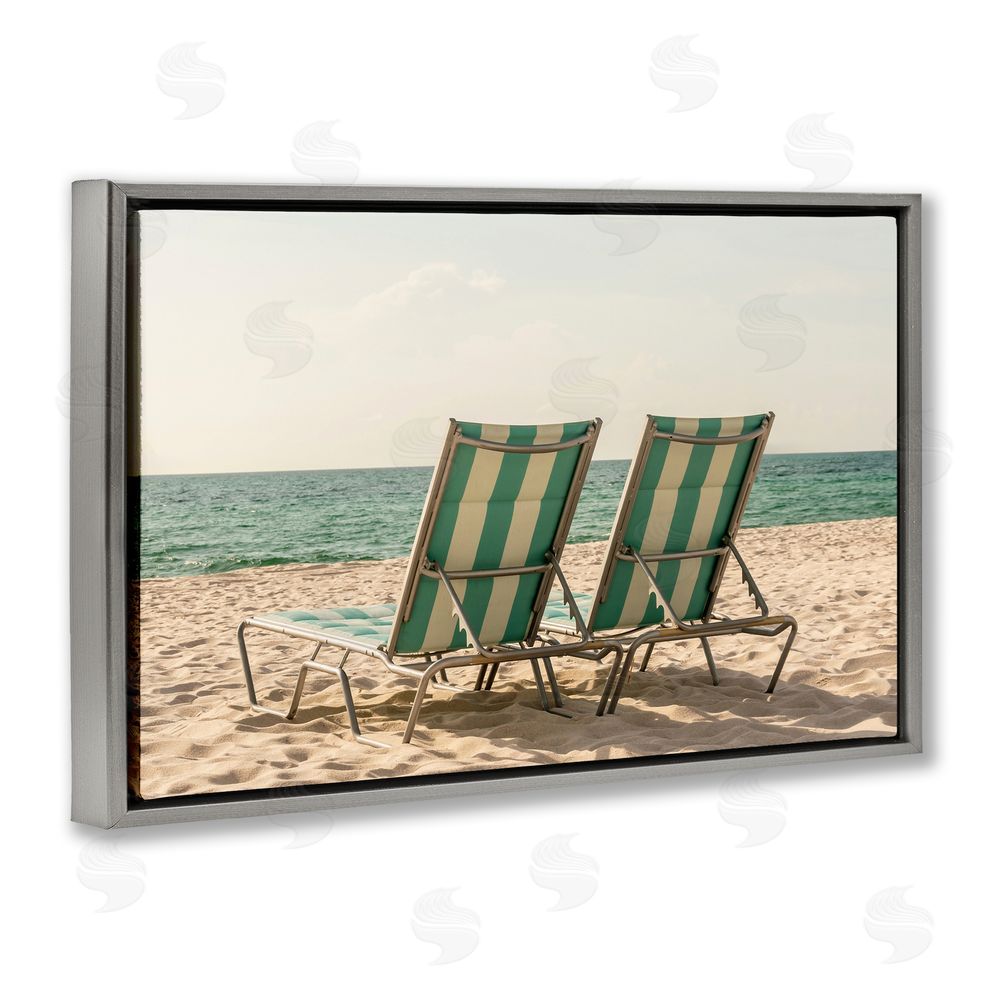Elena Chukhlebova Invitation To Relaxation Gray Floating Frame Canvas Wall Art Print