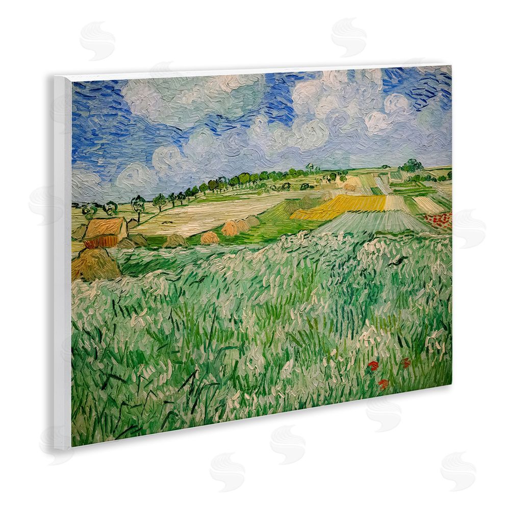Vincent Van Gogh Plain Near Auvers Painting Wall Plaque Art Print
