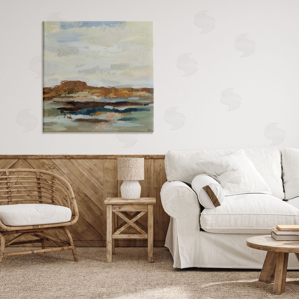 Silvia Vassileva American West Abstract Stretched Canvas Wall Art in Room