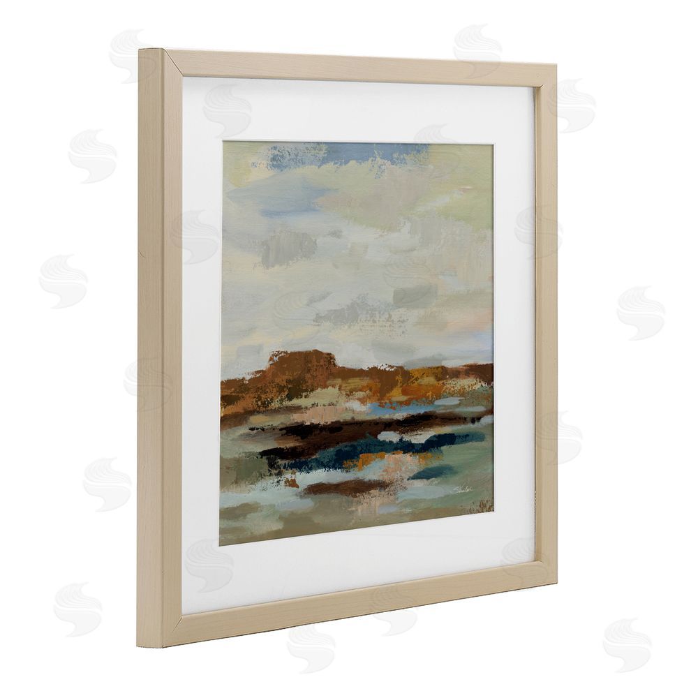 Silvia Vassileva American West Abstract Birch Framed Print Under Glass Wall Art