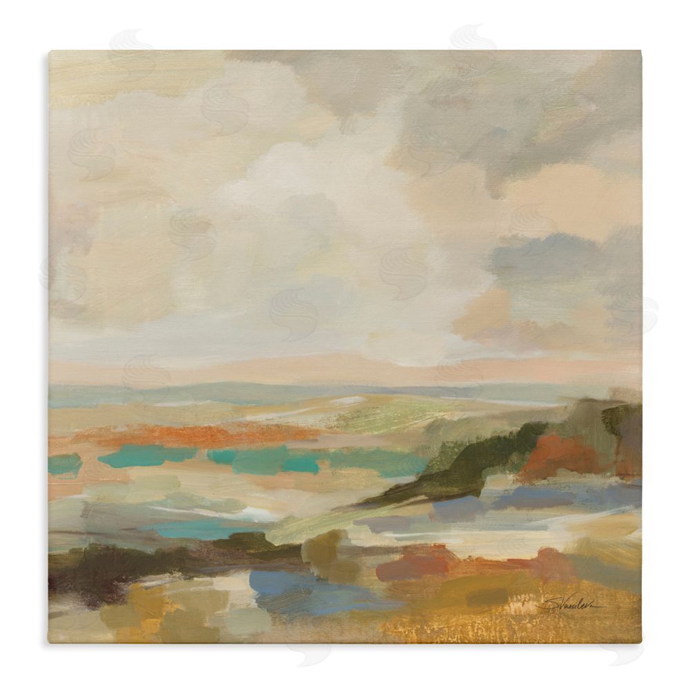 Silvia Vassileva Muted Harmony Palette Stretched Canvas Wall Art Print