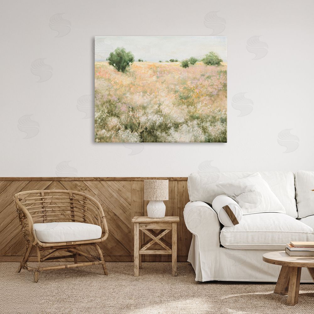 Julia Purinton Pastoral Freedom Field Canvas Wall Art Print in Room