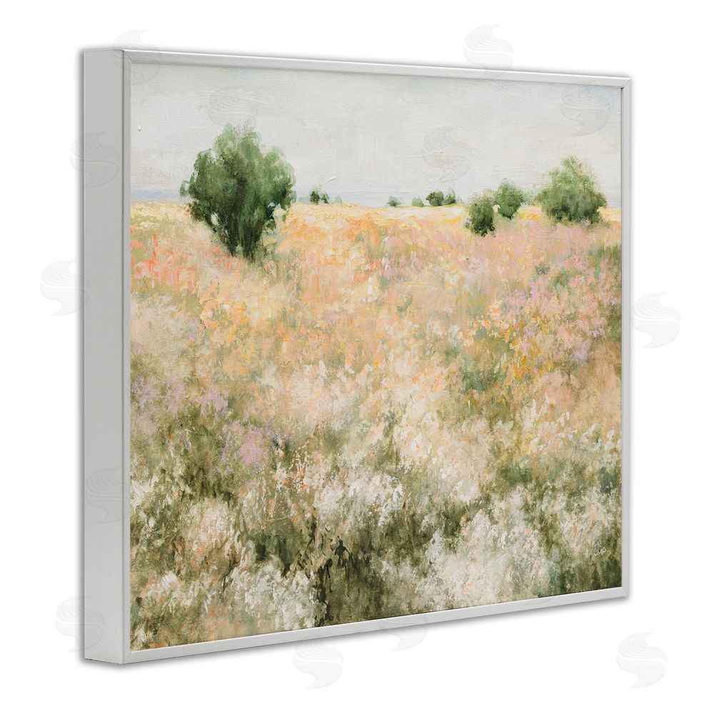 Julia Purinton Pastoral Freedom Field White Framed Giclee Wall Art Print