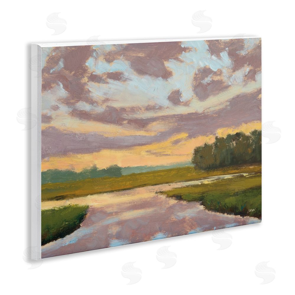 Carson Overstreet Lowcountry Sunset Palette Wall Plaque Art Print