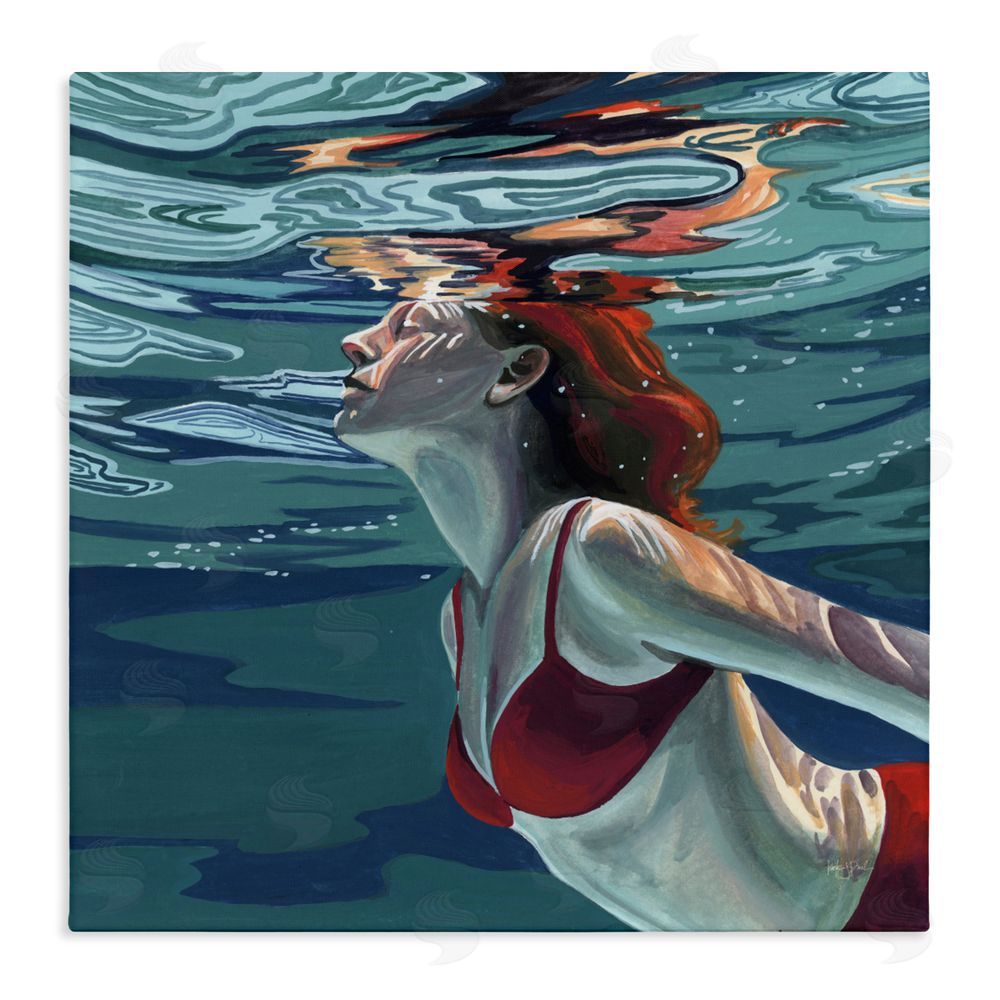 Kate Jarvik Birch Swimming To The Surface Stretched Canvas Wall Art Print