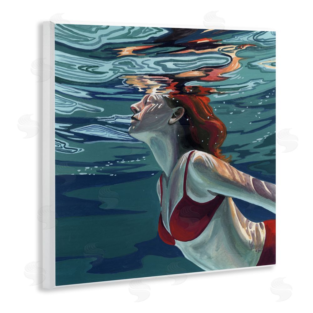 Kate Jarvik Birch Swimming To The Surface Wall Plaque Art Print