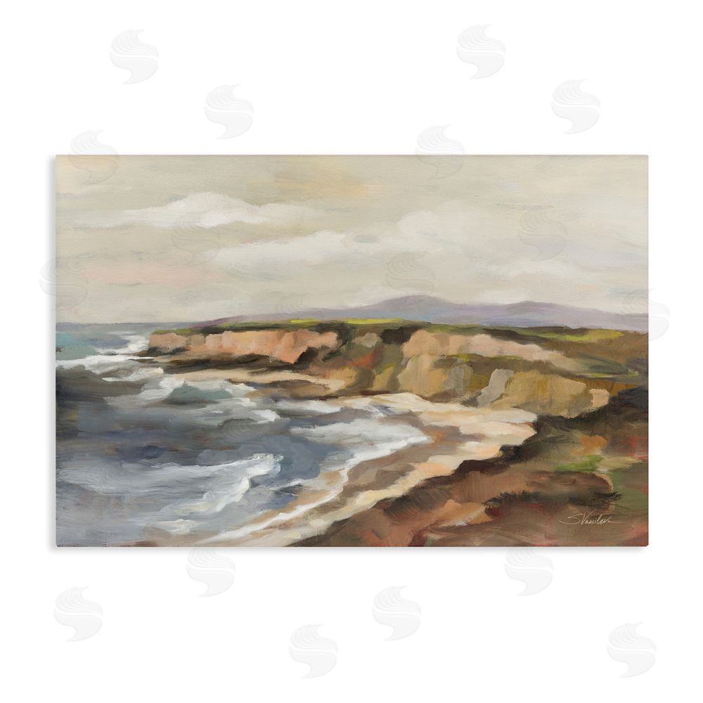 Silvia Vassileva Rocky Coast Expression Stretched Canvas Wall Art Print