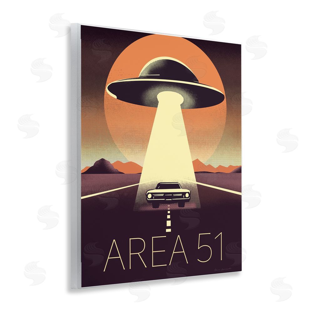 Omar Escalante Abduction On The Road Wall Plaque Art Print