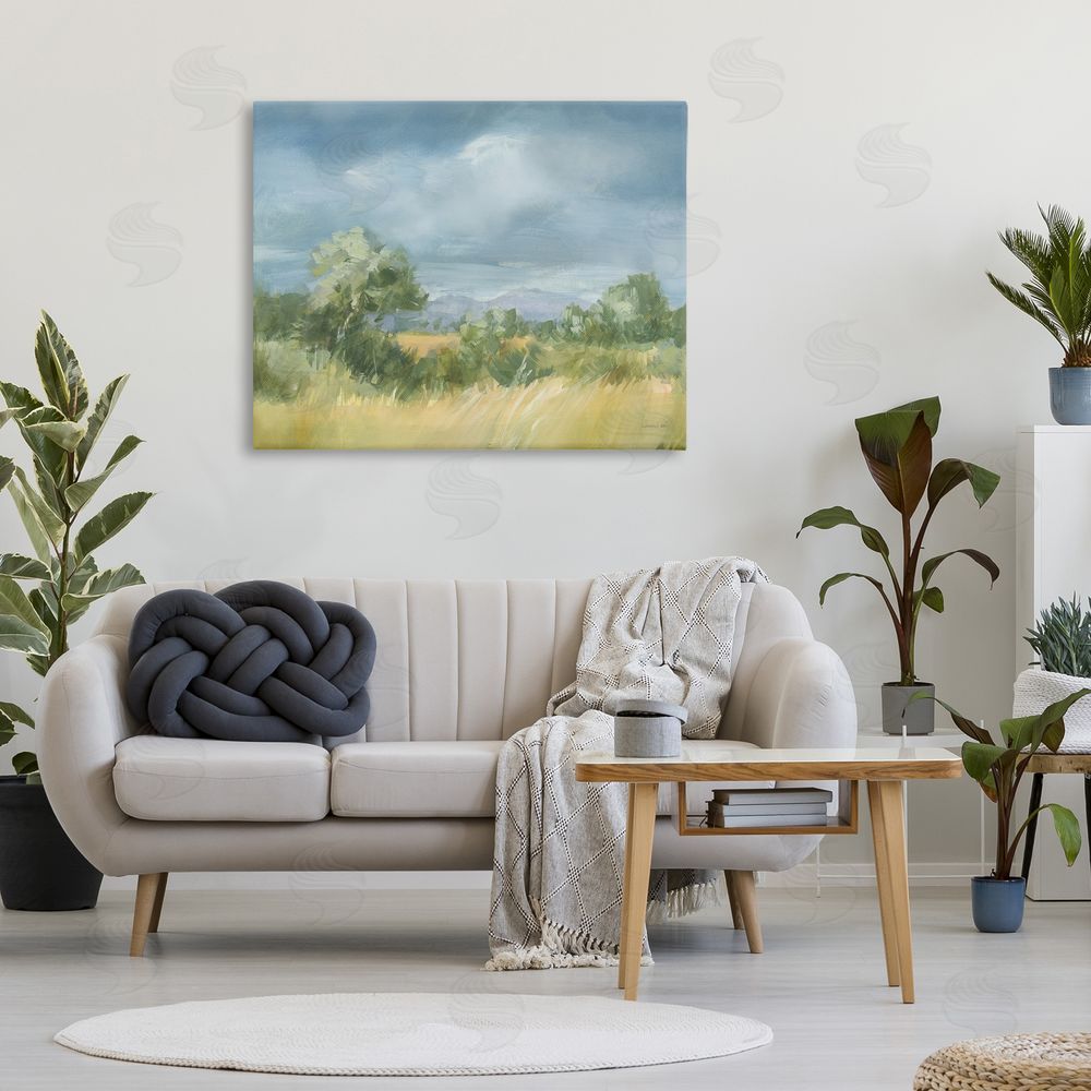 Danhui Nai Whispering Winds Countryside Stretched Canvas Wall Art in Room