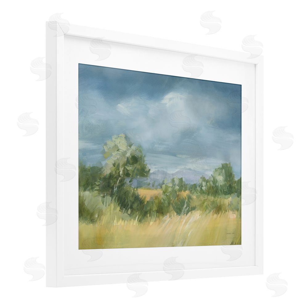 Danhui Nai Whispering Winds Countryside White Framed Print Under Glass Wall Art