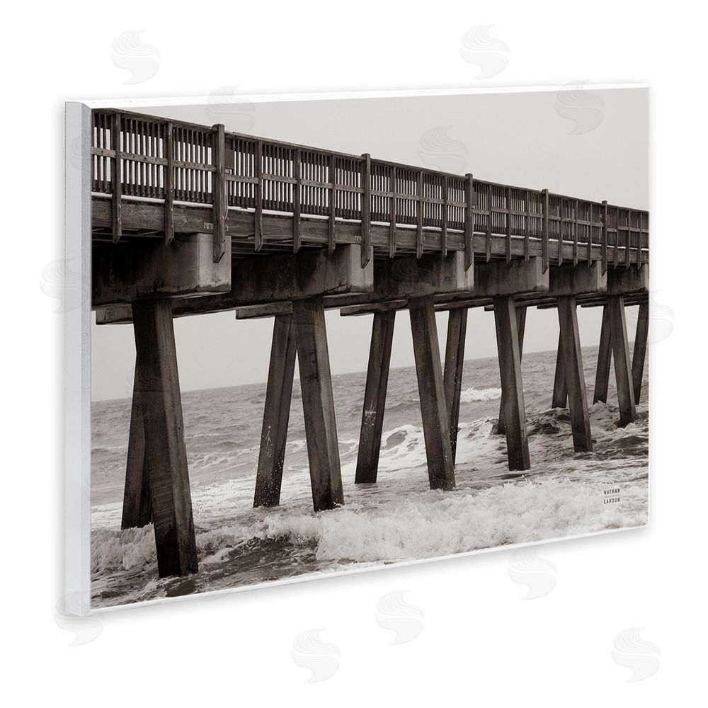 Nathan Larson Pier Angles Structure Wall Plaque Art Print
