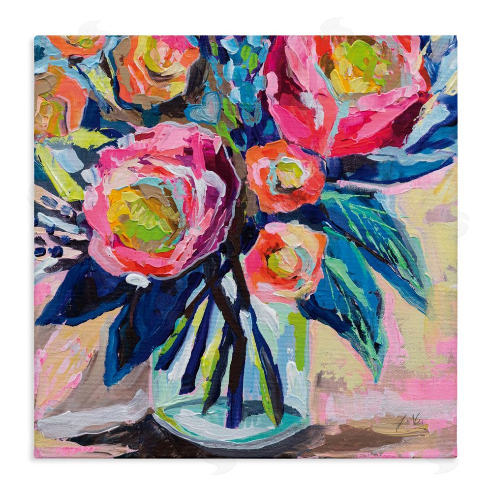 Jeanette Vertentes Because You Love Me Stretched Canvas Wall Art