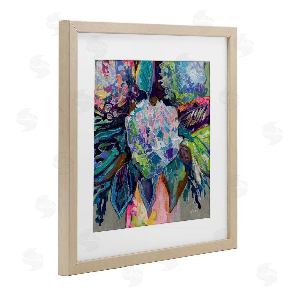 Jeanette Vertentes Love That Gives Bouquet Birch Framed Print Under Glass Wall Art