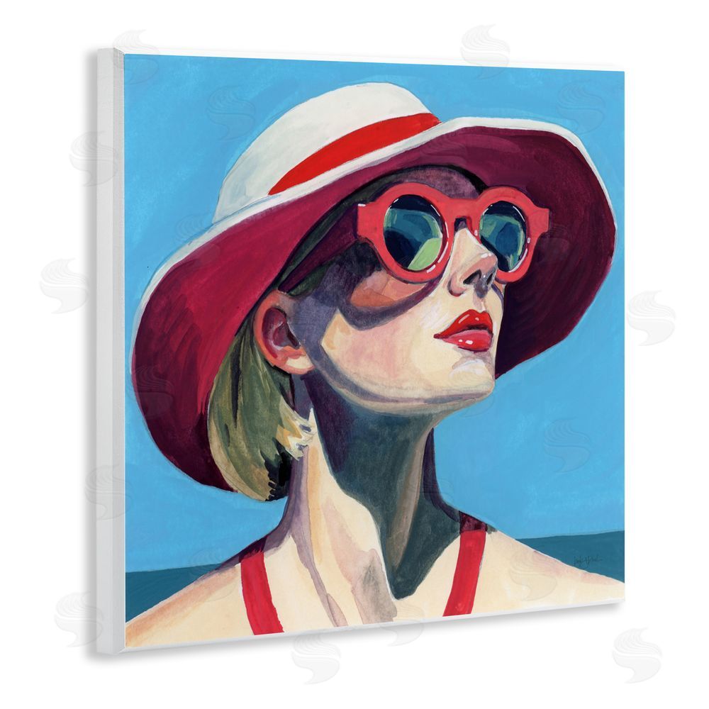 Kate Jarvik Birch Vacation In Style Wall Plaque Art Print