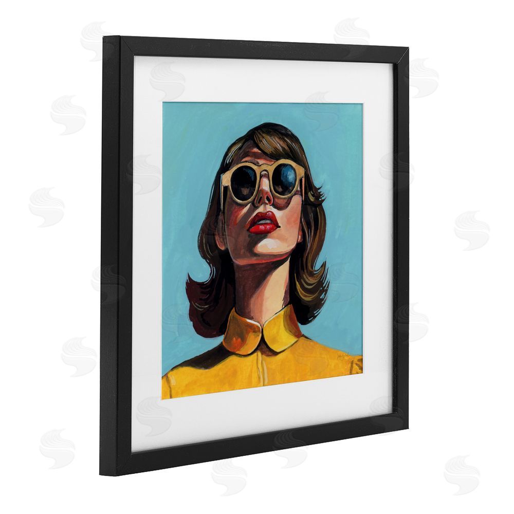 Kate Jarvik Birch Beautiful Sunshiny Day Retro Black Framed Print Under Glass Wall Art