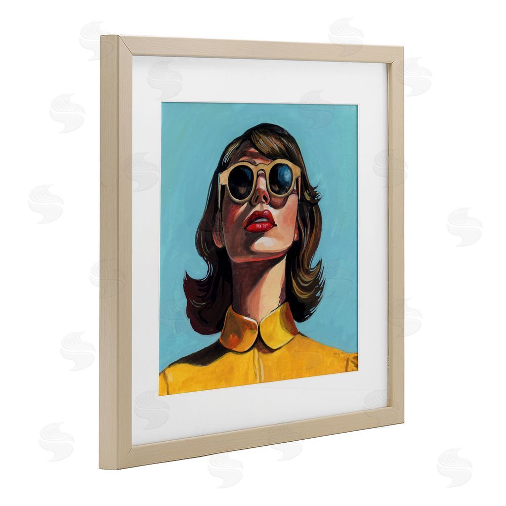 Kate Jarvik Birch Beautiful Sunshiny Day Retro Birch Framed Print Under Glass Wall Art