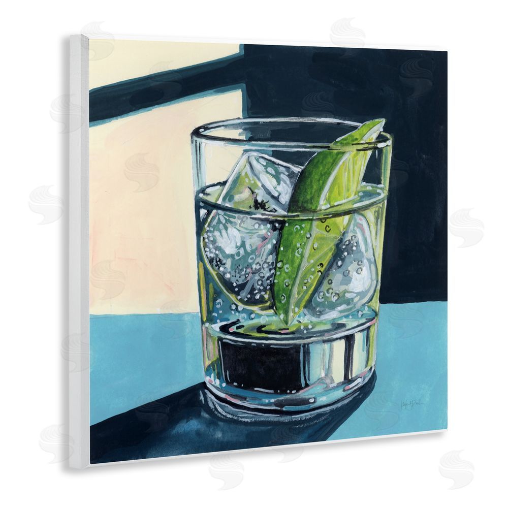 Kate Jarvik Birch Strong Gin and Tonic Wall Plaque Art Print