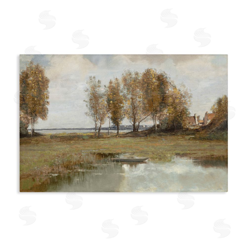 Amber Sterling A Peaceful Spot Landscape Stretched Canvas Wall Art