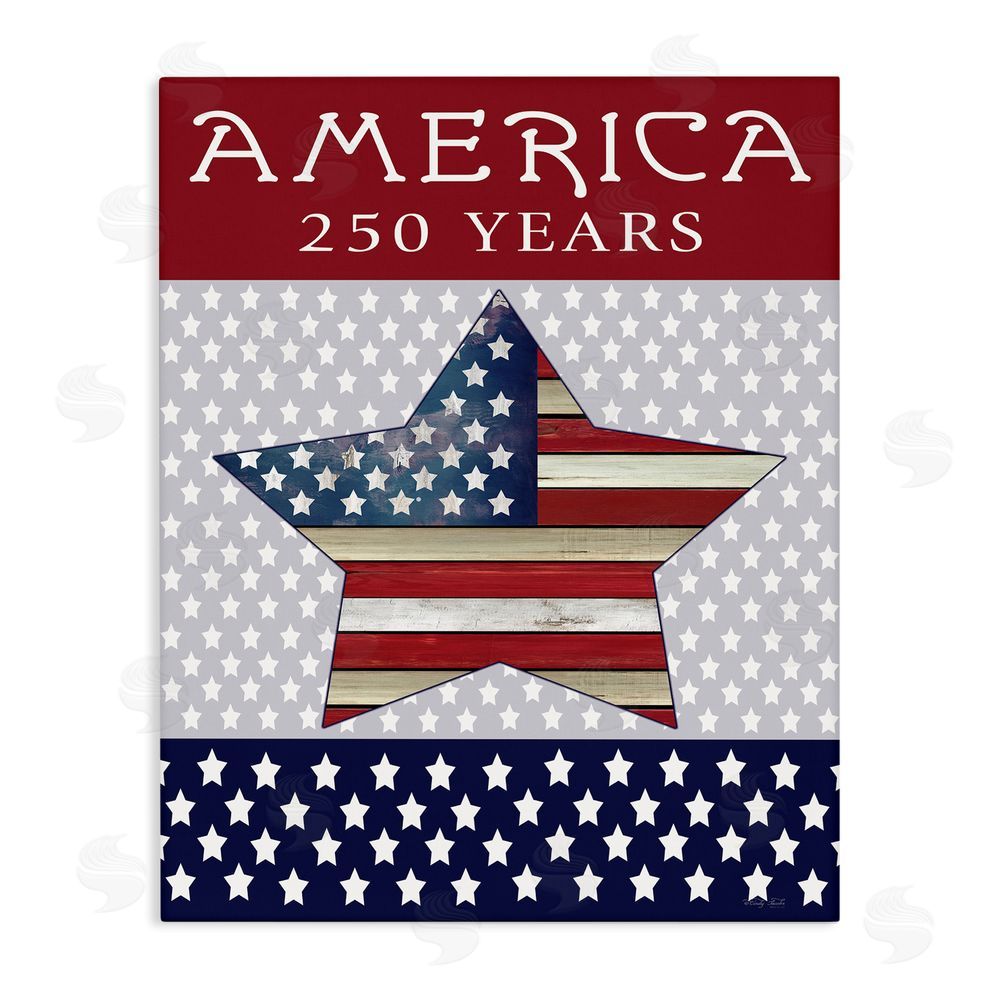 Cindy Jacobs Historic America 250 Years Stretched Canvas Wall Art Print