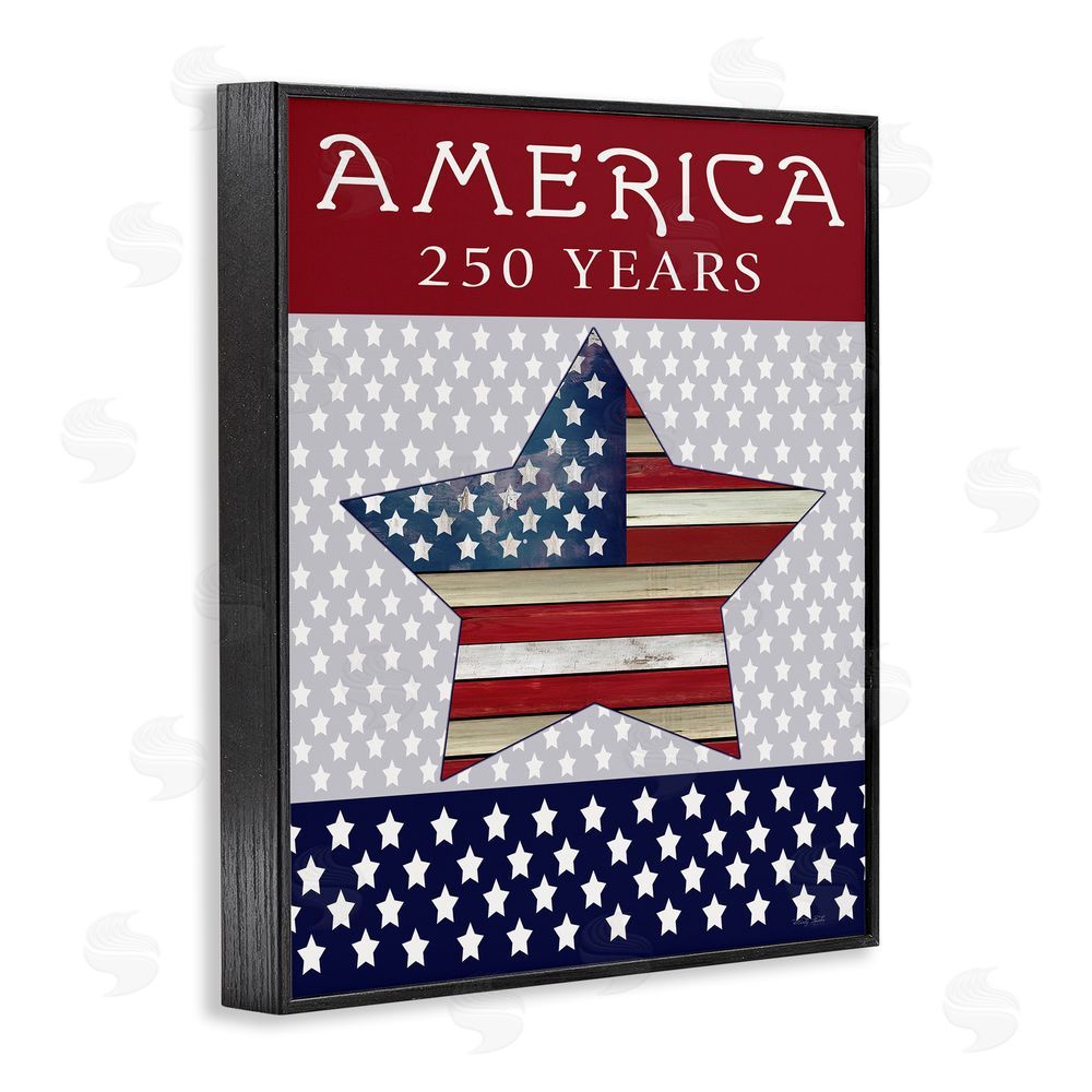 Cindy Jacobs Historic America 250 Years Black Framed Giclee Wall Art Print