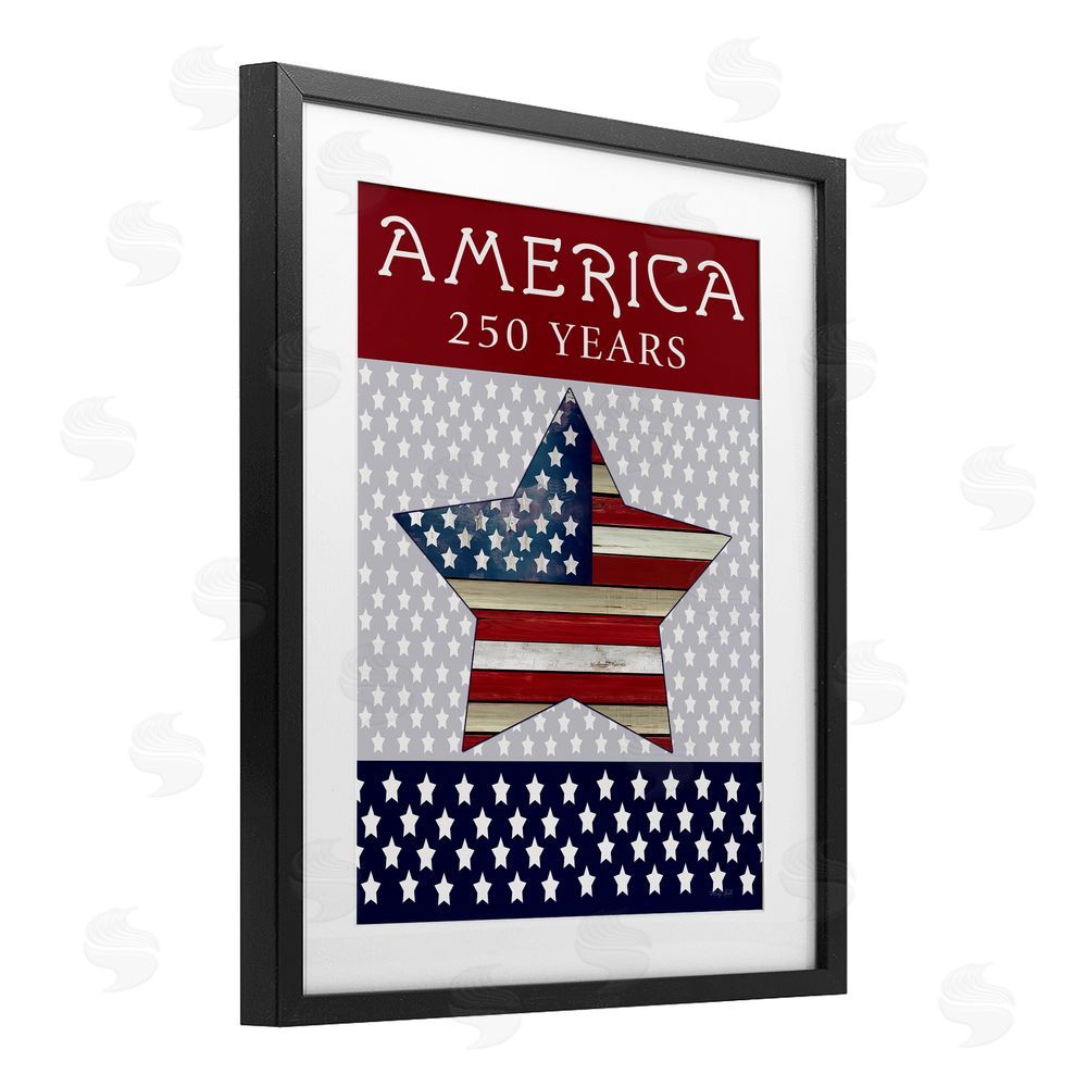 Cindy Jacobs Historic America 250 Years Black Framed Print Under Glass Wall Art