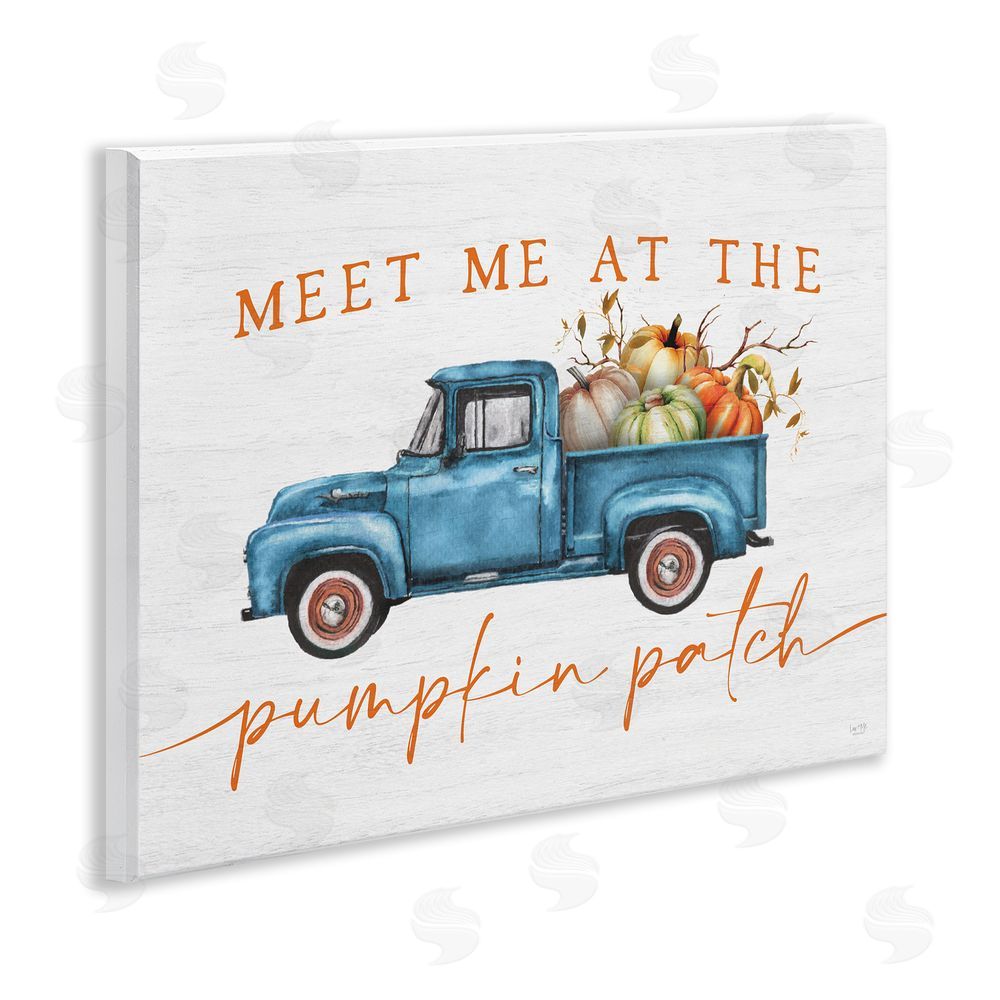 Lux + Me Designs Meet Me Pumpkin Patch Wall Plaque Art Print