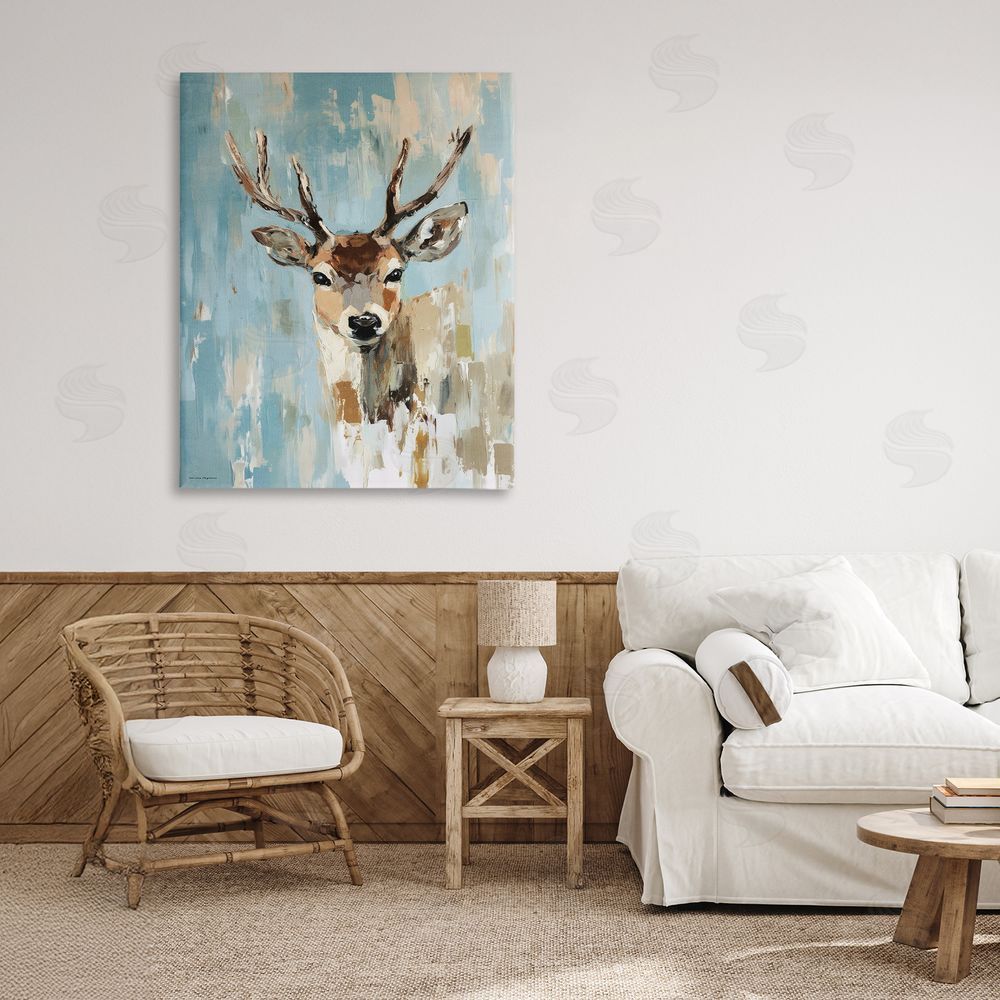 Svetlana Aleynikova Echoes Of The Wild Stretched Canvas Wall Art Print in Room