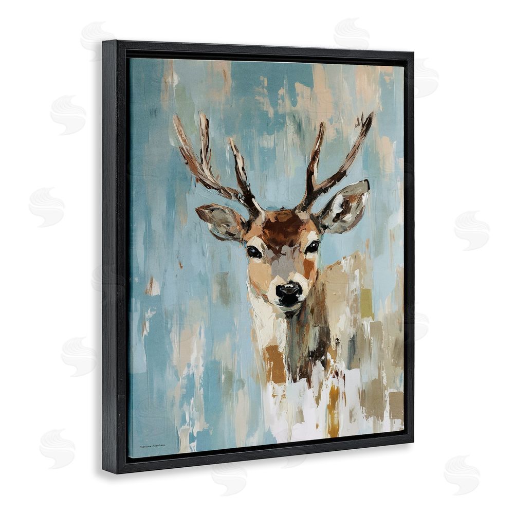Svetlana Aleynikova Echoes Of The Wild Black Floating Frame Canvas Wall Art Print