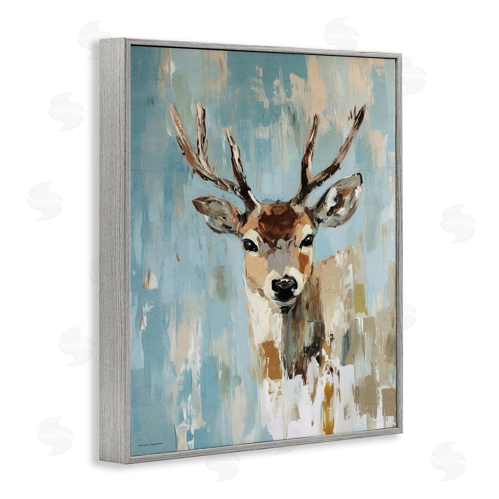 Svetlana Aleynikova Echoes Of The Wild Gray Framed Giclee Wall Art Print