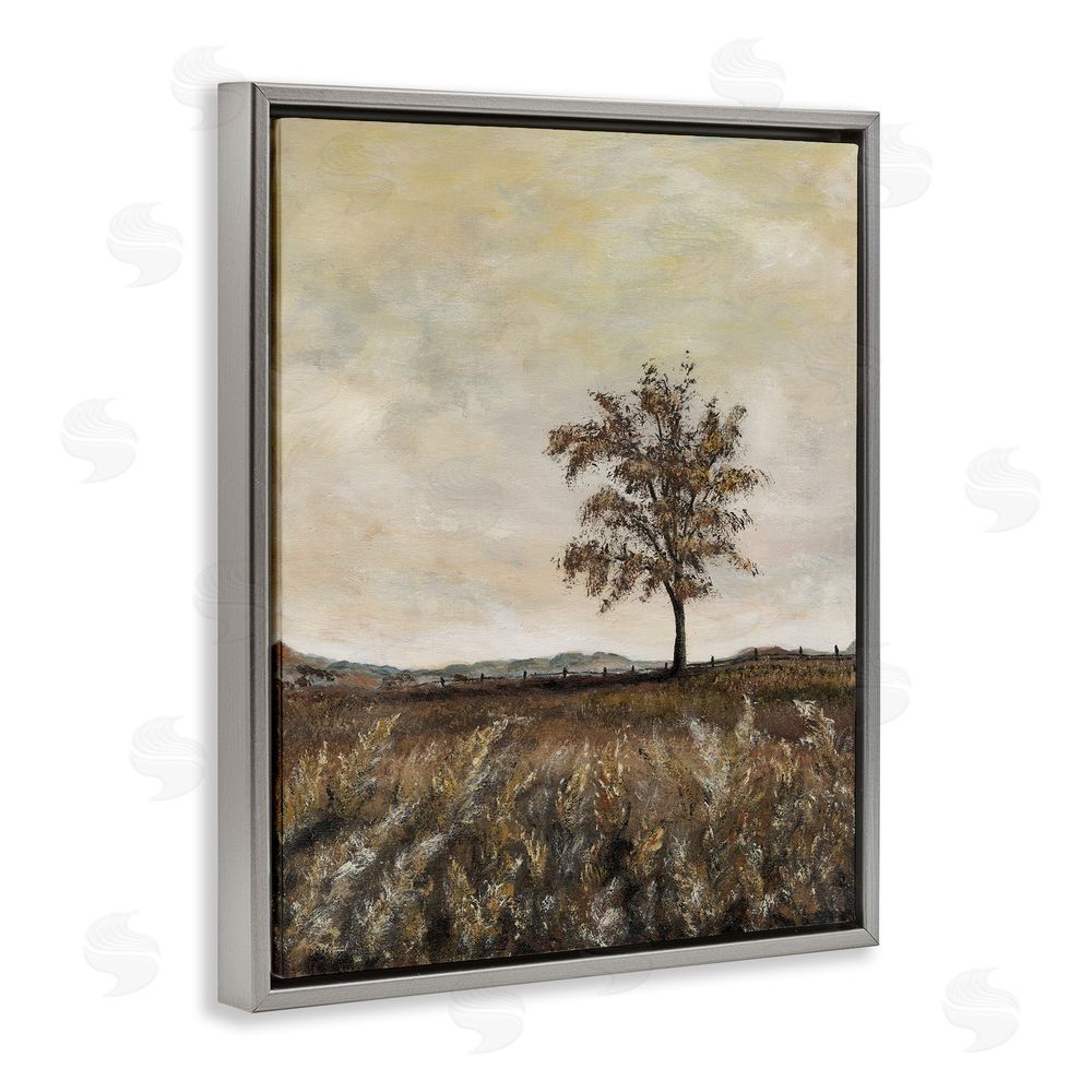 Soulspeak & Sawdust Yesterdays Gone By Gray Floating Frame Canvas Wall Art Print