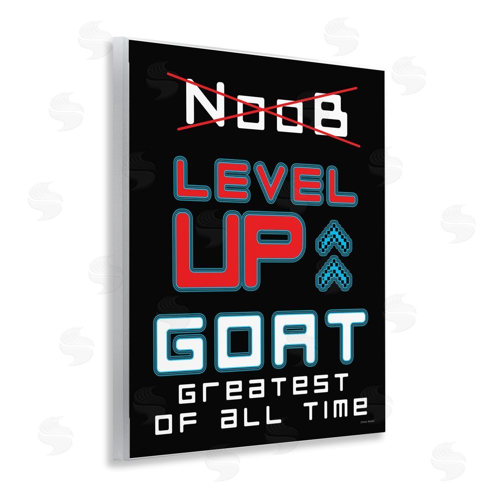 Yass Naffas Designs Greatest Of All Time Gamer Wall Plaque Art Print