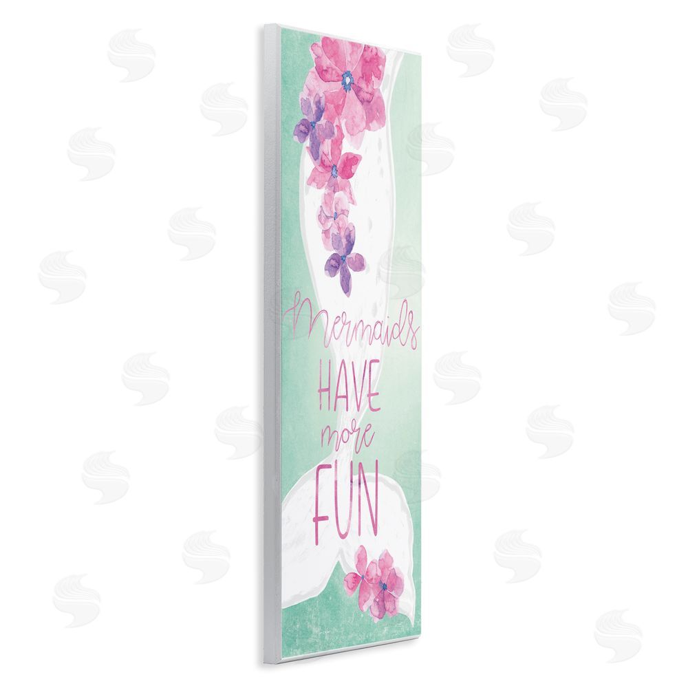 Yass Naffas Designs Mermaids Have More Fun Wall Plaque Art Print