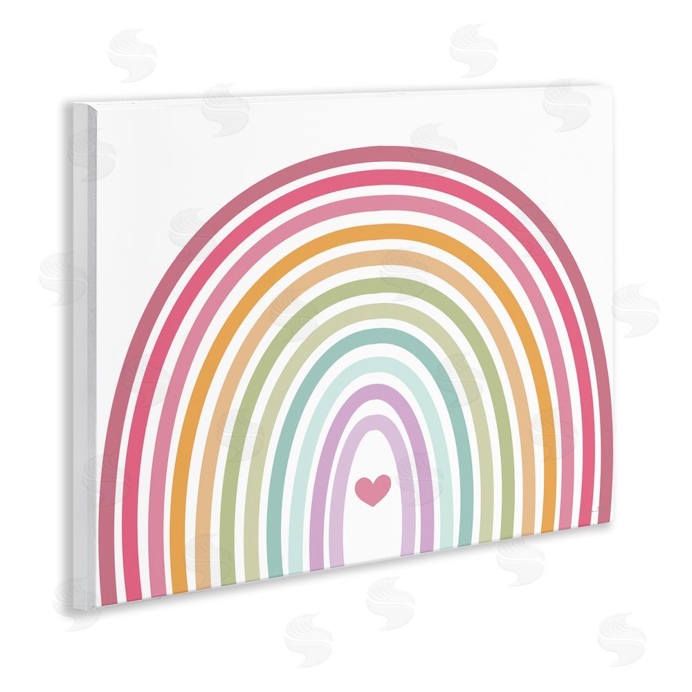Susan Ball Rainbow Love & Heart Wall Plaque Art Print