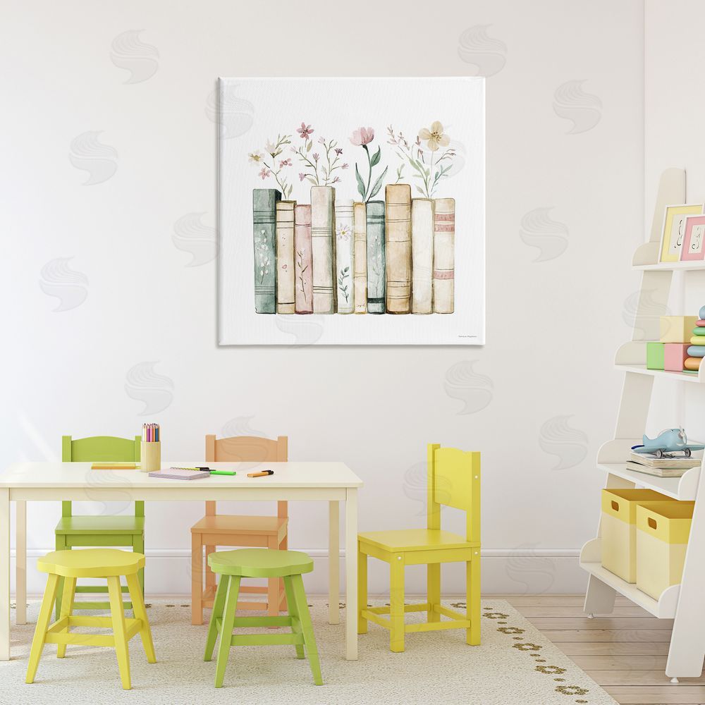 Svetlana Aleynikova Floral Stories Library Canvas Wall Art Print in Room