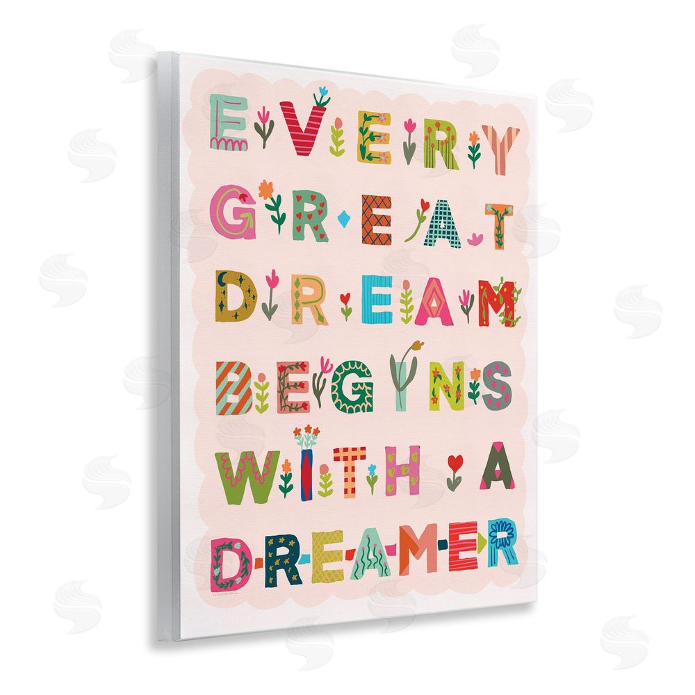 Kamdon Kreations Every Great Dream Wall Plaque Art Print