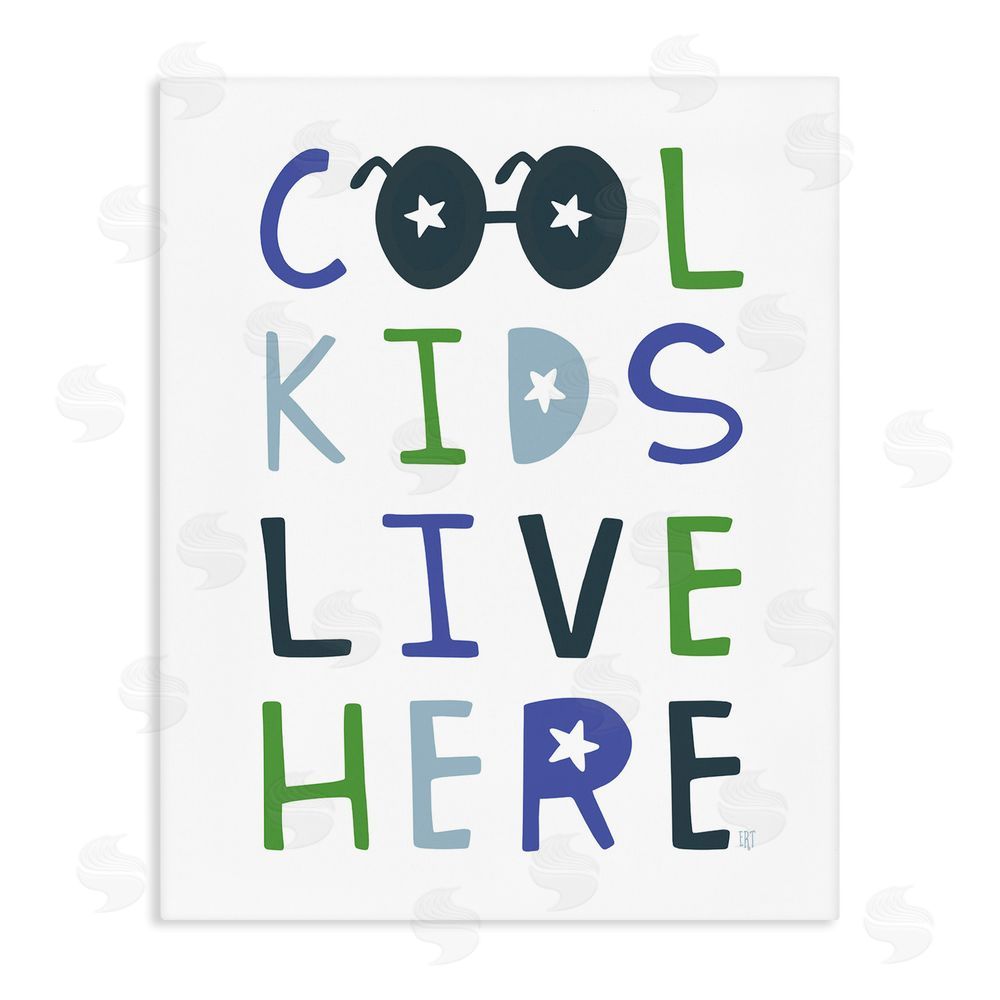 Elizabeth Tyndall Cool Kids Live Here Stretched Canvas Wall Art