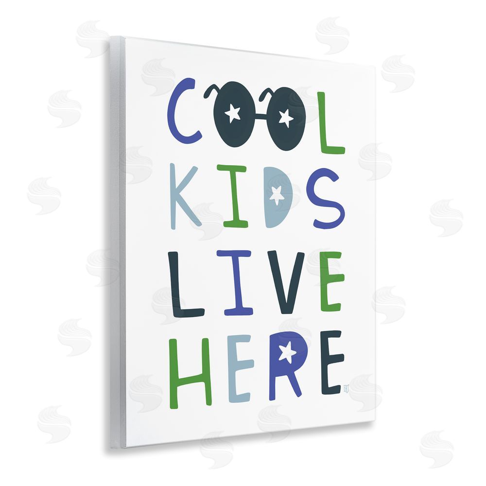 Elizabeth Tyndall Cool Kids Live Here Wall Plaque Art Print