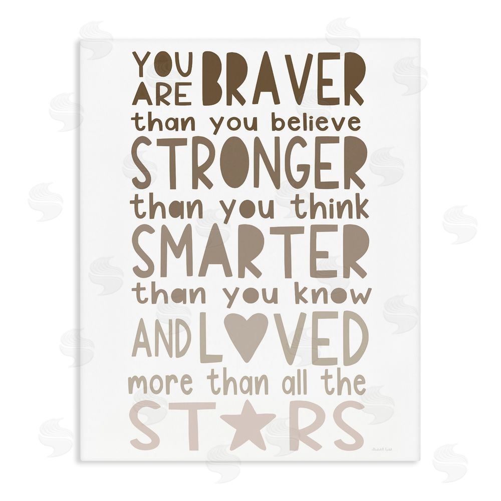 Elizabeth Tyndall Loved More Than The Stars Stretched Canvas Wall Art Print