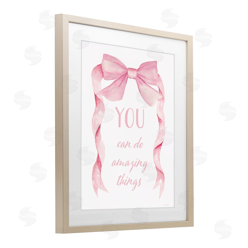 Cindy Jacobs Feminine Encouragement Ribbon Birch Framed Print Under Glass Wall Art